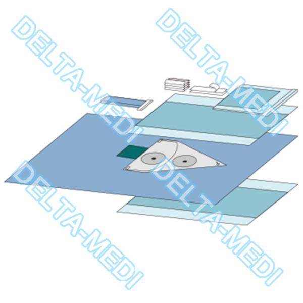 Blue PP PE Disposable Surgical Packs Around Aperture With SMF Disposable Knee Arthroscopy Pack