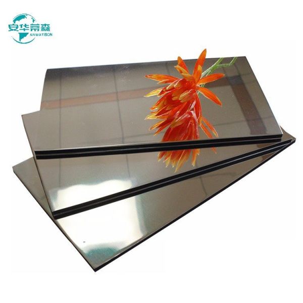 SGS Certified Mirror ACP with Class A2 Fire Resistance Strong Impact Resistance and High UV Resistance for Durable Facades