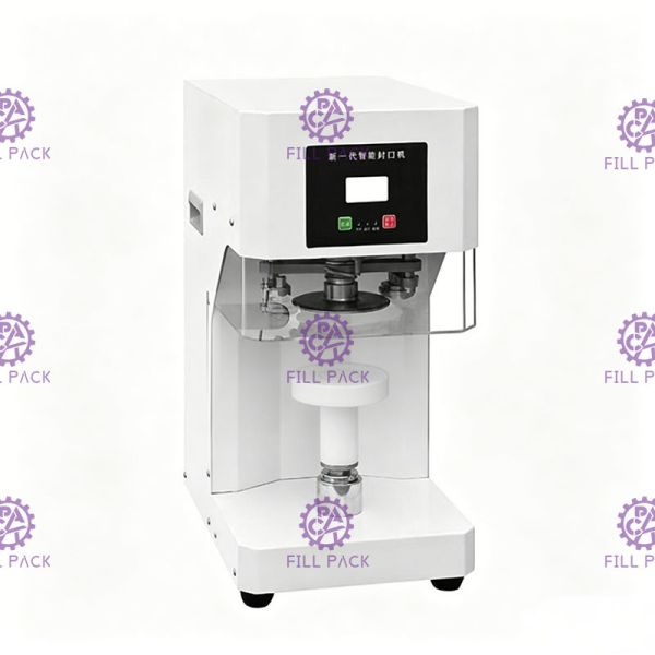 Desktop Semi Automatic Digital Can Seamer Can Sealing Machine PET Can Sealer