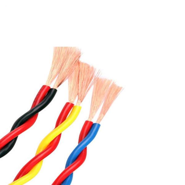 Household Wire Red Yellow Flexible Electrical Cable Red Blue Copper Twisted Pair RVS Cable