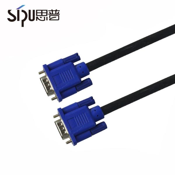 2M VGA Monitor Cables  3+2 Male To Male Vga Cable With Blue Plug