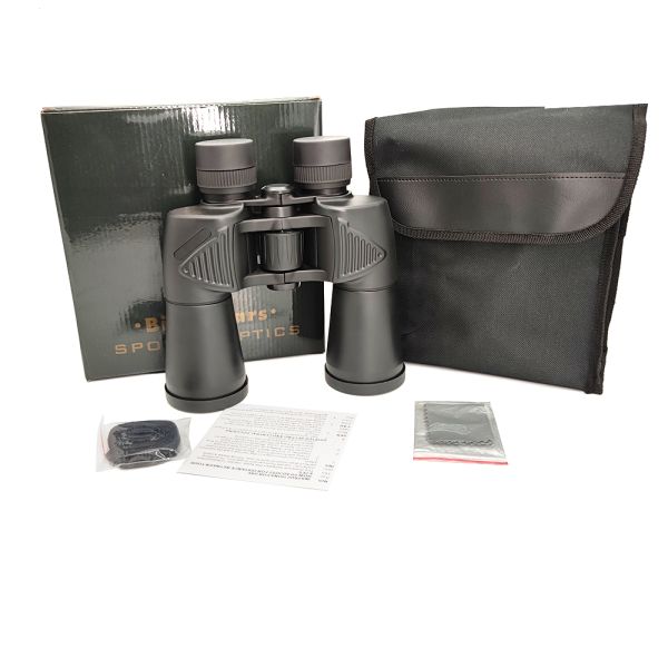 7X50 Large Eyepiece Waterproof HD Binocular 27.4mm Eye Relief For Adults