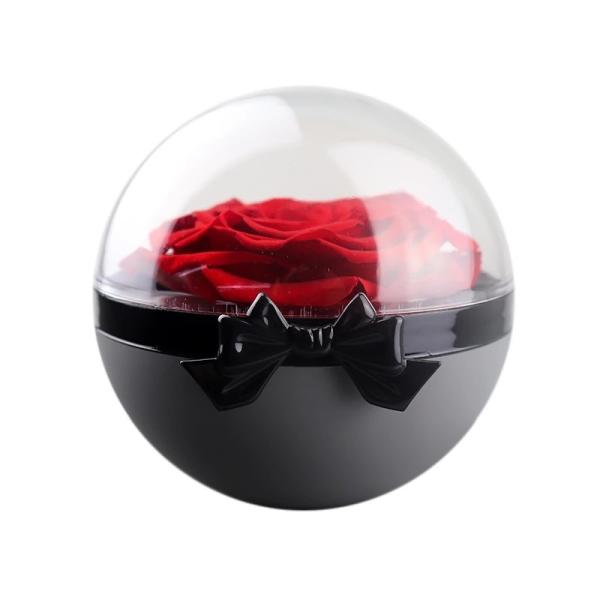 New arrival immortal rose big preserved rose in poke ball  rose gift
