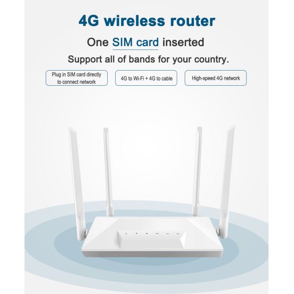 Точка доступа маршрутизатора CAT4 мобильная Wifi Cpe 300mbps беспроводная 4g со слотом SIM