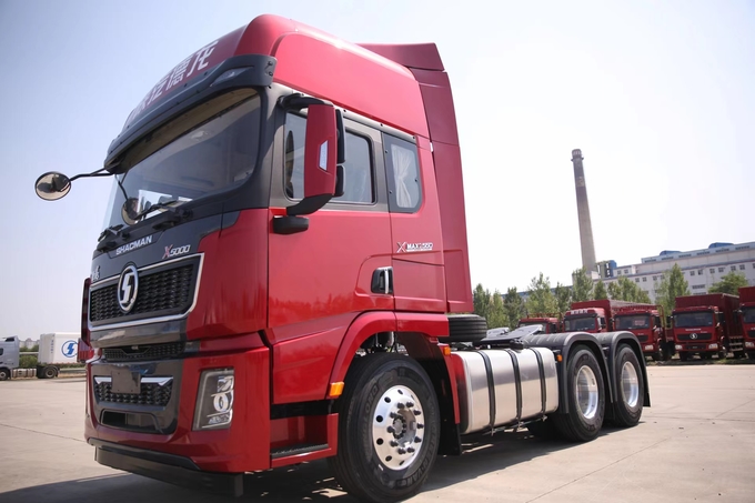 X5000 Трактор головной грузовик 6x4 430 л.с. EuroV Красный трактор SHACMAN