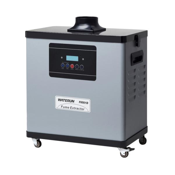 Digitas que um equipamento 4 da extração das emanações do canal roda para absorvem as emanações de solda