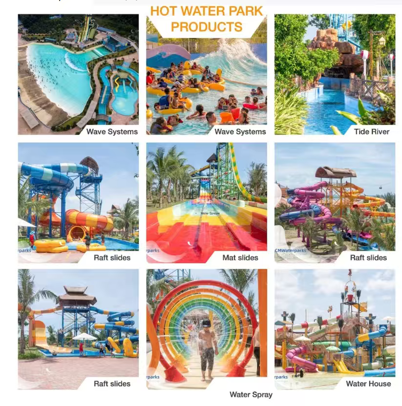 Large Scale Aqua Tall Water Slide Thrill Rides Adventure Park Water Slide