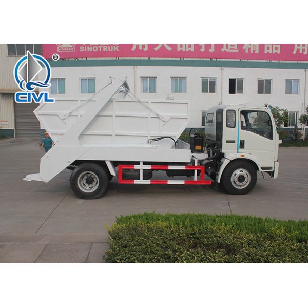 EuroIII 4x2 HOWO brand Light Hork Arm Garbage Truck Collection 5M3 Q235 Material