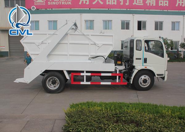 Swing Arm Garbage Truck Refuse Collector Garbage Truck In Good Condition