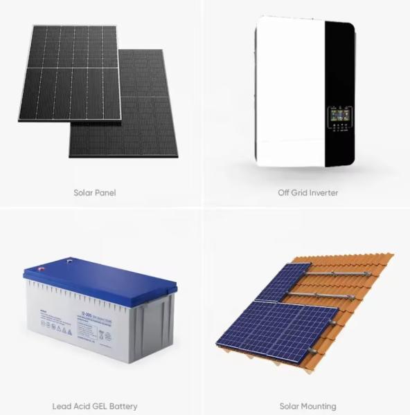 High Capacity  Installation Tilt Mount Solar Ground System Use Home Solar Power System