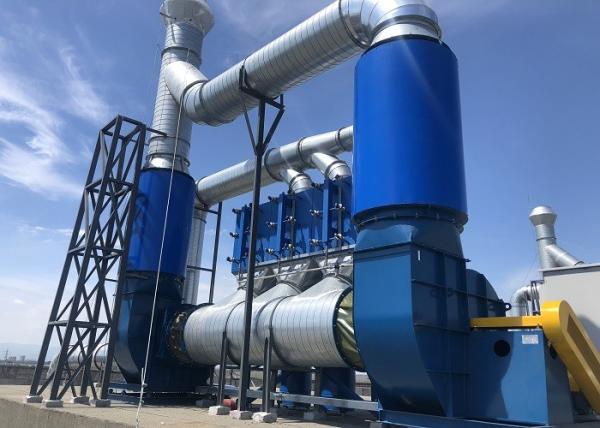 Outdoor Industrial Filter Cartridge Dust Collectors for Lithium Battery Factory