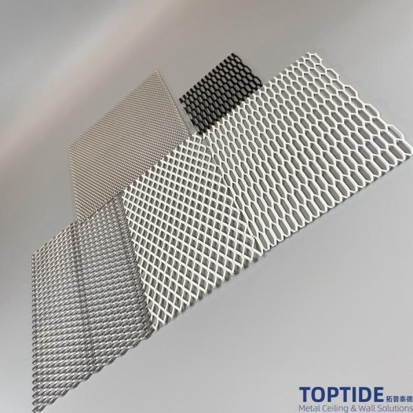 Suit For Railway Station Decoration 800×800 Metal Expended Mesh Aluminium Suspended Ceiling
