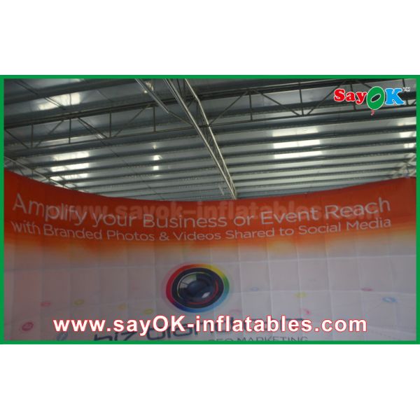 Event Booth Displays 3 X 1.5 X 2.3 M Led Wall Inflatable Photobooth With Printing