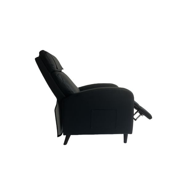 Recliner Chair PU Leather Recliner Sofa Home Theater Seating with Lumbar Support