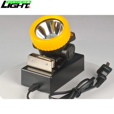 Waterproof IP68 Underground Cordless Cap Lamp LED For Mining 3.7V 96lum 2.8Ah