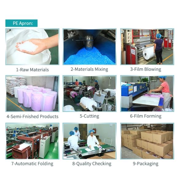 Personal Protection LDPE Disposable Plastic Aprons