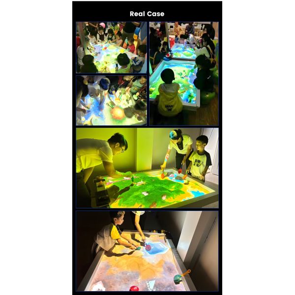 AR Interactive Sandbox with 5 Games and 3600 Lumens Projector