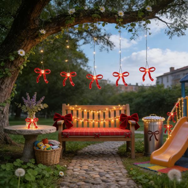 Battery Operated LED String Lights with Warm White Light, Low Power Consumption, and IP65 Waterproof for Indoor & Outdoor Decor