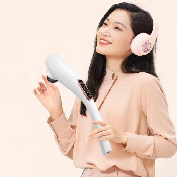 Pulse Cervical Massager Wireless Body Back Massage Stick Muscle Recovery Massager
