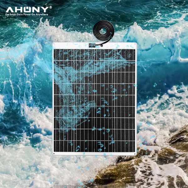 Монокристаллические полужесткие солнечные батареи 120 Вт