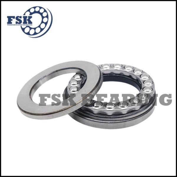 Small Size 51106 51107 51108 Thrust Ball Bearings Single Direction Brass Cage / Iron Cage