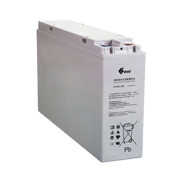 Shoto 6-FMX-200 12V 200Ah Lead Acid Battery High Capacity Terminal Battery