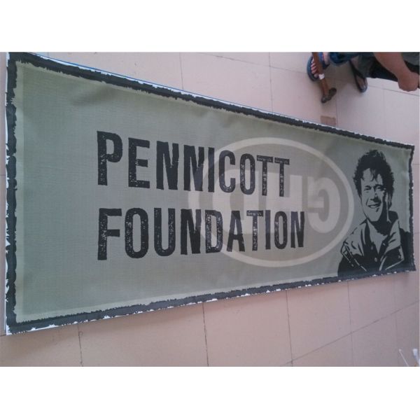 Fence Custom Mesh Banners , Outdoor Event Banners Digital Printing