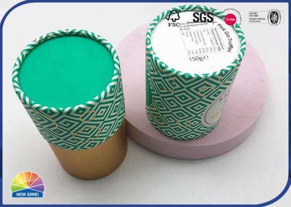 Cópia de empacotamento de papel do tubo 4C do cilindro para o chá que empacota 157gsm