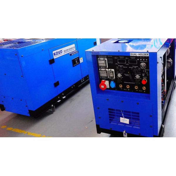 KOVO EW500DST 5000W Portable Diesel Welder Generator Frequency 50/60HZ BRUSHLESS