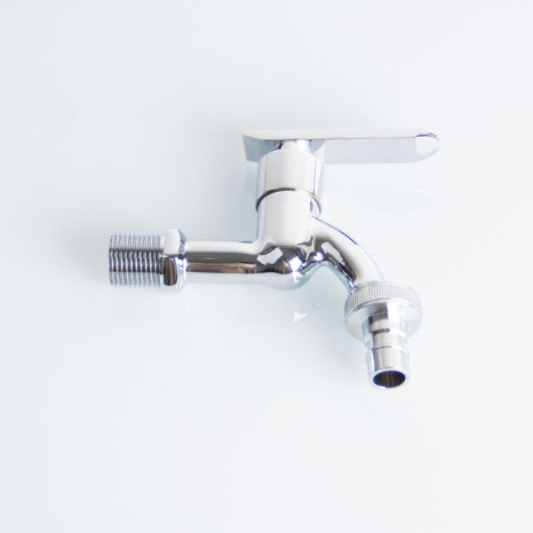 Wall Mounted Brushed Nickel ODM 0.08Mpa Brass Bibcock