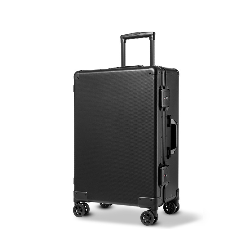 Unisex 29-Inch Large Capacity TSA Lock Aluminum Magnesium Carry-On Luggage Trolley Case Spinner Wheel Unisex Suitcase Travel