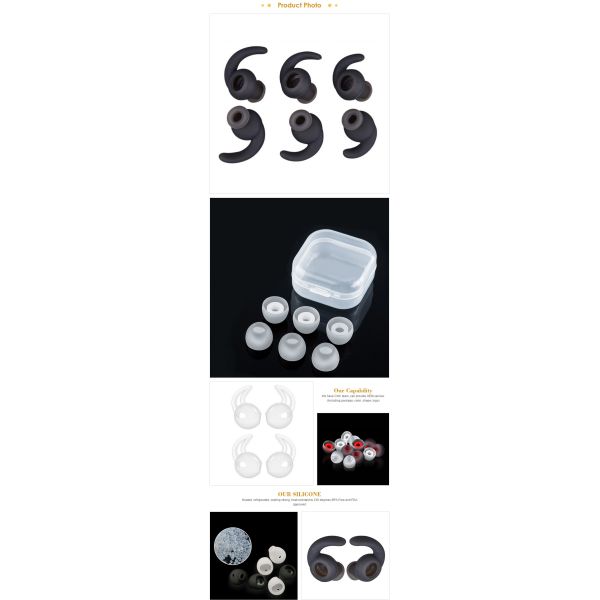 Boules quies libres de silicone de BPA pour l'annulation de bruit