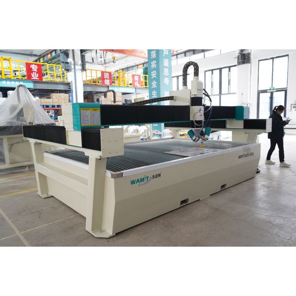 WMT200 2515-ZDL 1500*2500mm High Pressure Water Cutter / 380V  Water Jet Wood Marble Mosaic Granite Cutting Machine