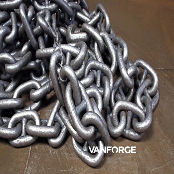 Durable CM490 CM690 Offshore Mooring Chain High Tensile Strength Hot Dip Galvanized