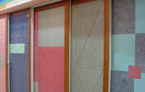 Изогнутая звукоизоляционная плита полиэстера внутренней стены, панели волокна декоративные звукопоглотительные