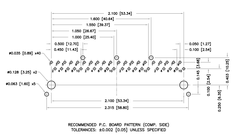HFJ14-1G01ERL 1x4 RJ45 Connector With 1000 Base-T Magnetic Modules