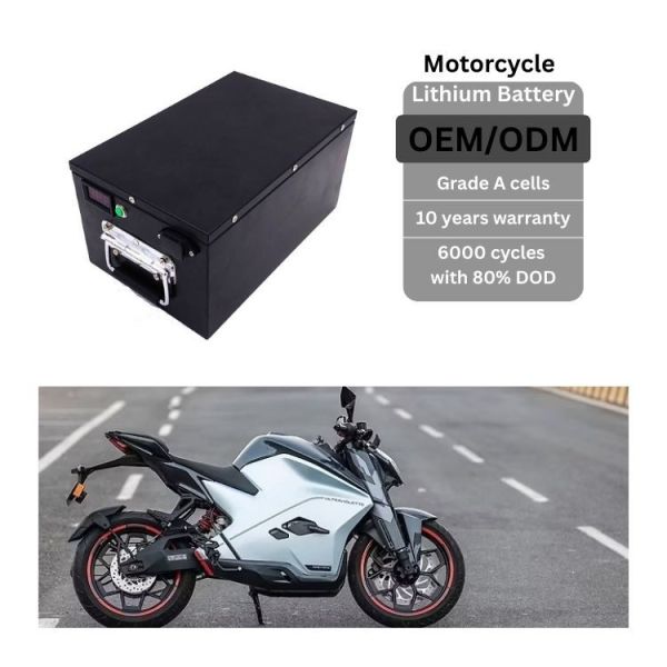 48V 30Ah Lithium Battery for E-Motorbike Long Cycle Life Lithium Ion Battery for Electric Motorcycle Power