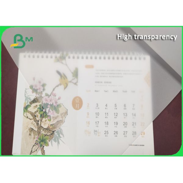 Ровная прозрачная ширина бумаги прокладчика лист 90gsm 889 x 1194mm