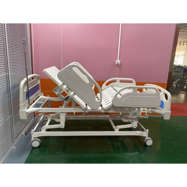 White three function electric bed medical bed for hospital ward