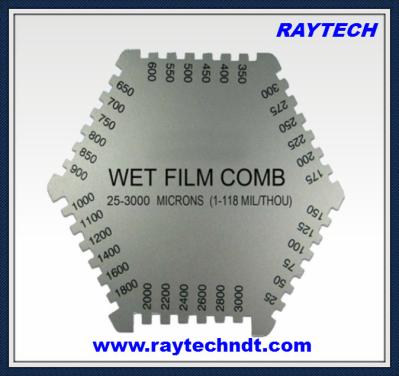 25-3000um Wet Film Thickness Gauge Comb Type, Paint Coating Thickness Tester Meter Gage
