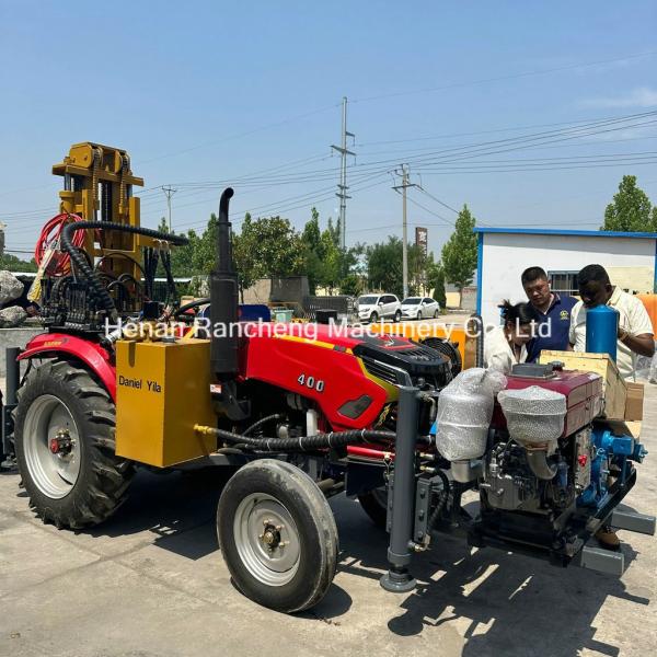 200m Hydraulic Water Well Drilling Machine With 40HP Tractor Horse Power