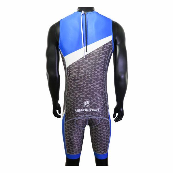 Roupa fresca do Triathlon da sublimação superior um terno do Triathlon da parte para a raça