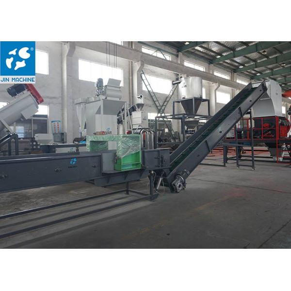 Energy Saving SS304 500kg/H PET Plastic Recycling Washing Line