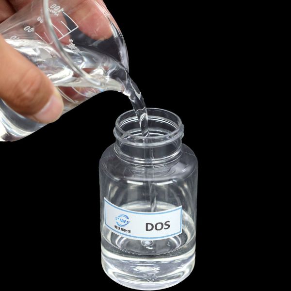 Industrial Grade DOS Dioctyl Sebacate Liquid Low Volatility Cold Resistant PVC Plasticizer