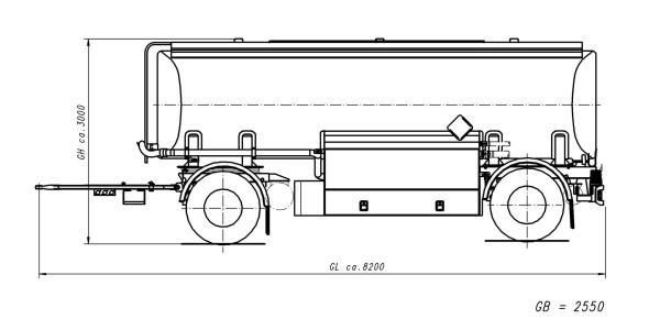High Quality DrawBar Fuel Tanker Full Trailer