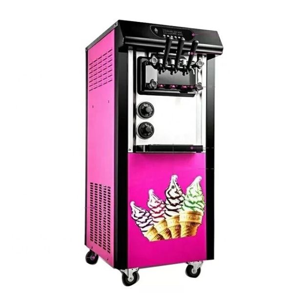 Soft Serve 3 Flavor Ice Cream Machine with Super Performance and High Output in 2022