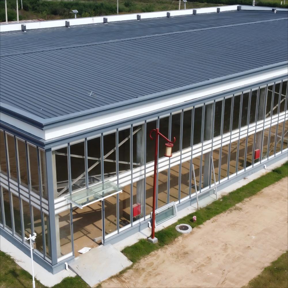 Custom Prefabricated Steel Vehical Warehouse With Mezzanine