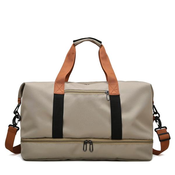 Women Sports Yoga Mat Gym Bags , Travel Duffel Bag for Weekender Overnight