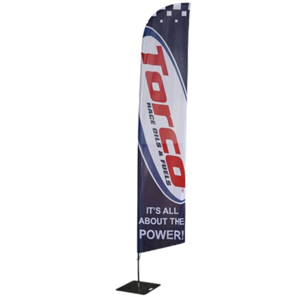 Feather Shape Beach Flag Flying Banners Custom Printed For Beach Activities Events