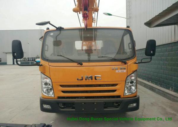JMC Knuckle Boom Truck Mounted Aerial Work Platform , 18 Meter Bucket Lift Truck